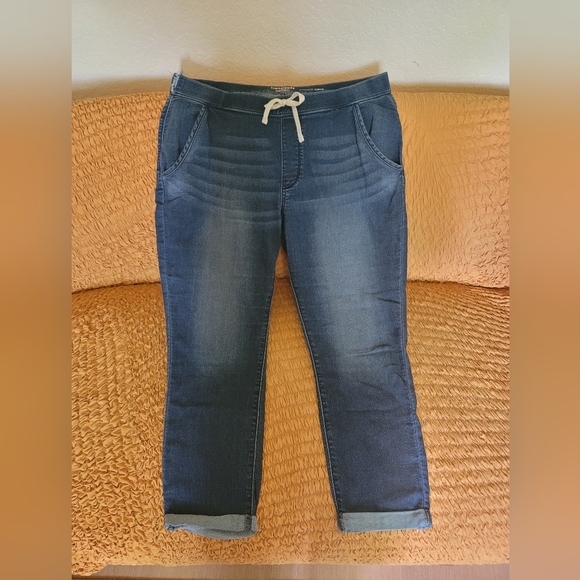 LEVIS DENIZEN Lounge Crop Jeans - Picture 1 of 4